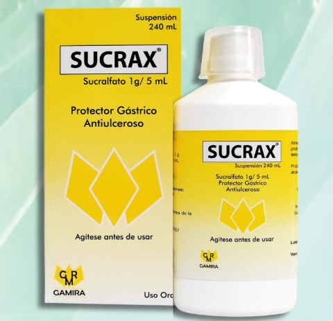 SUCRAX SUSPENSION 240 ML - INVERSIONES GAMIRA, SOCIEDAD ANONIMA
