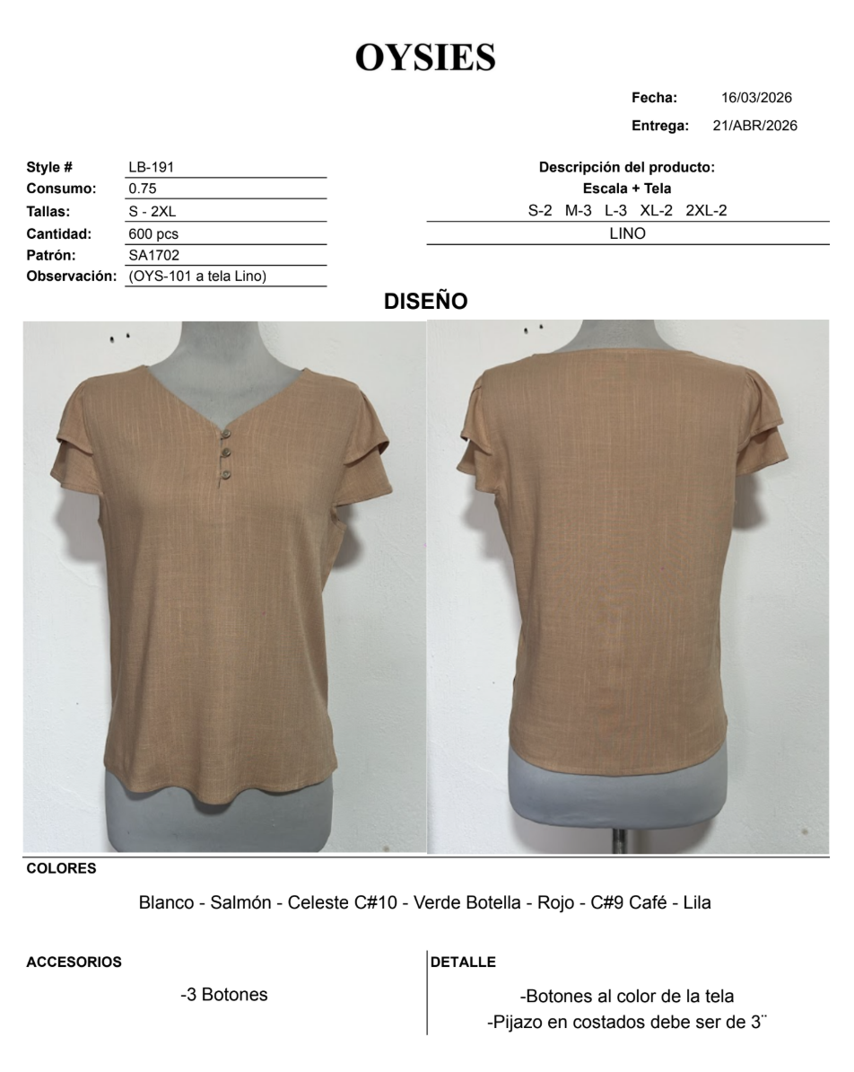 LB191 - Oysies