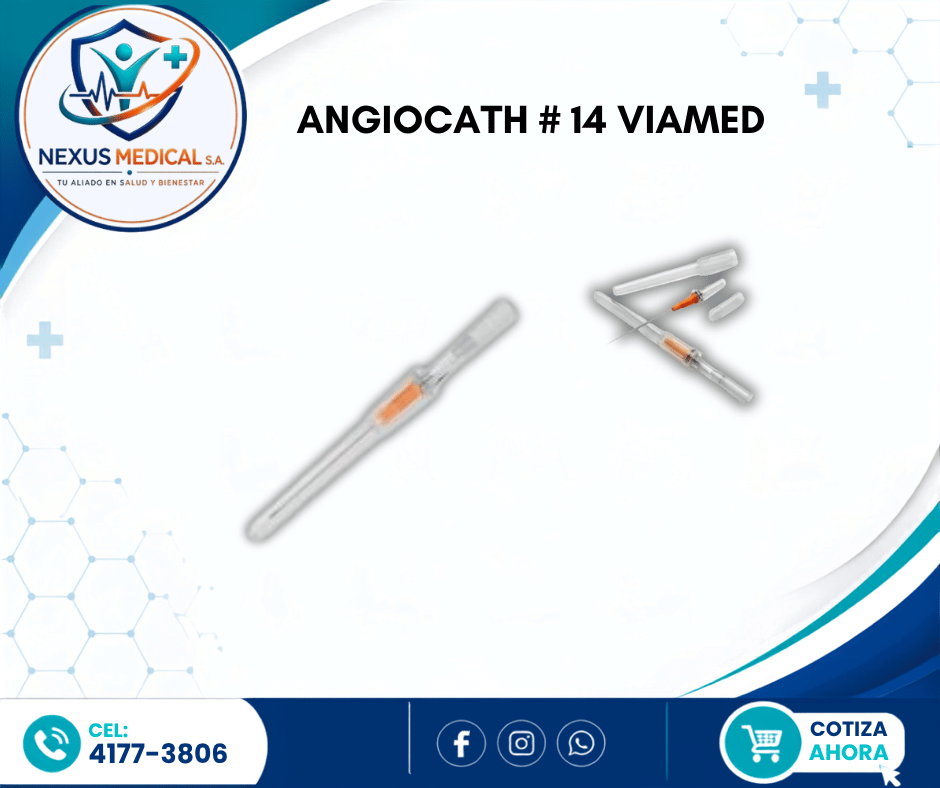 ANGIOCATH # 14 MARCA VIAMED CAJA DE 100 UNI - Nexus Medical S.A.