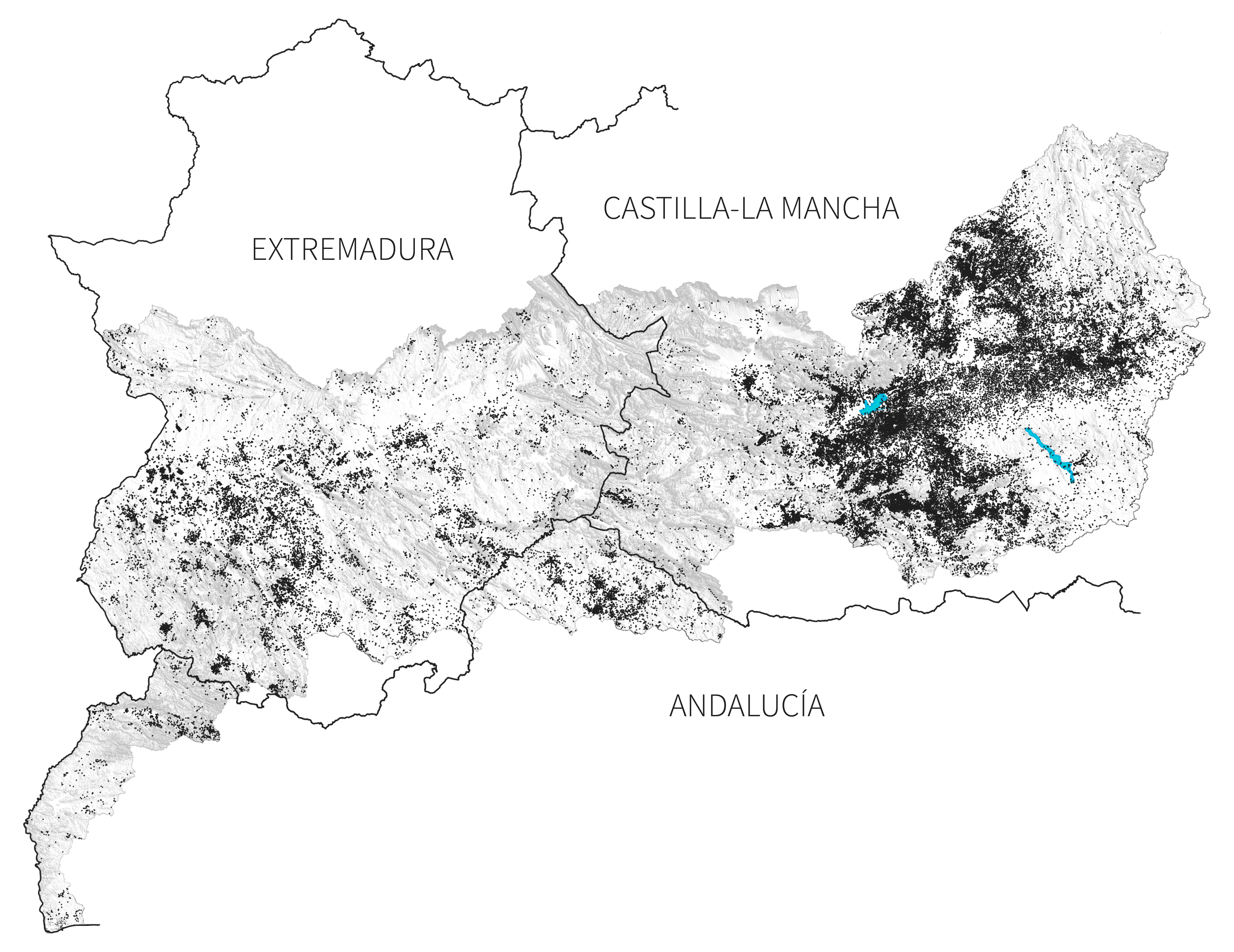 Situación de las más de 80.000 captaciones de aguas subterráneas en la cuenca del Guadiana