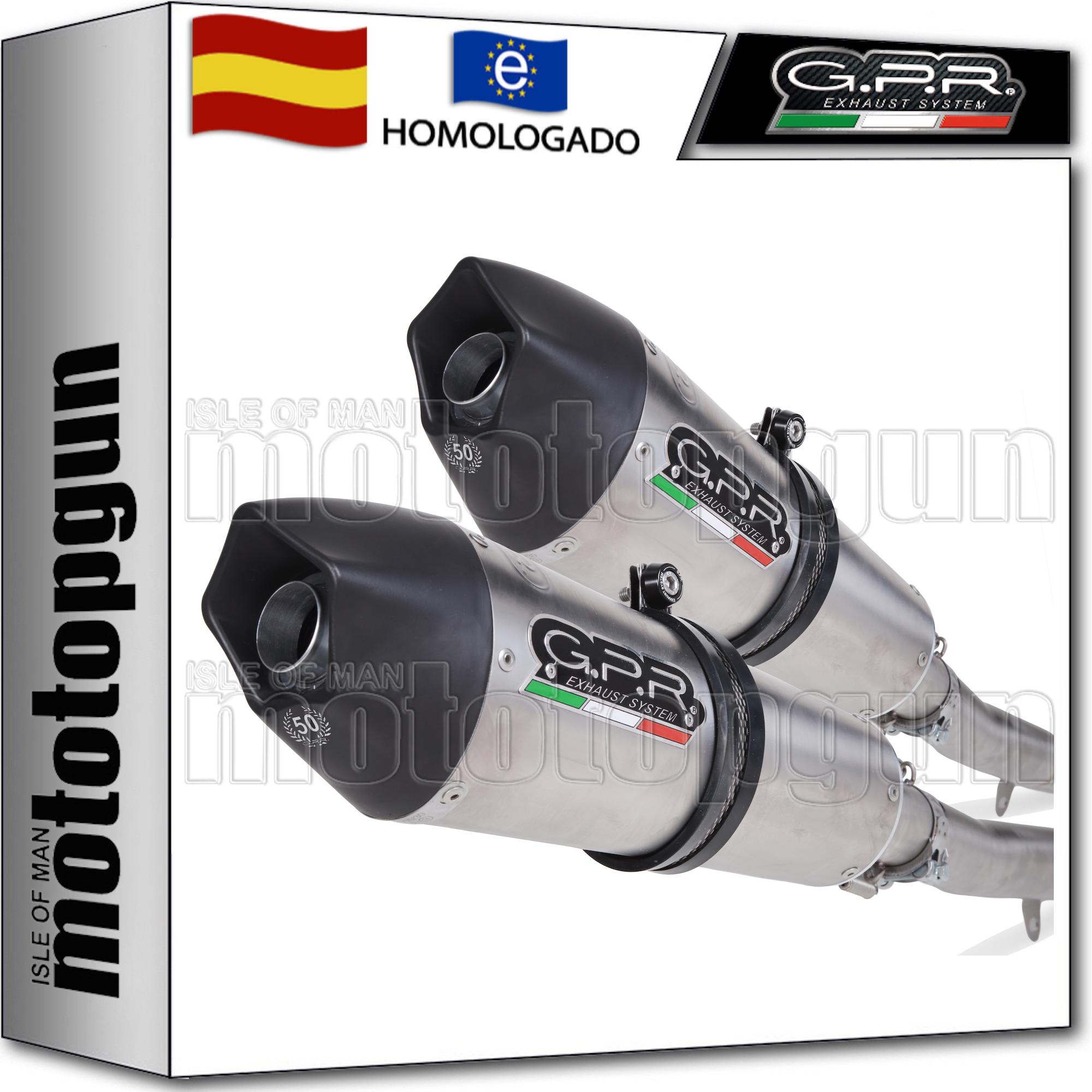 GPR 2 ESCAPE HOM GPE ANNIVERSARY TITANO YAMAHA FJR 1300 2015 15 2016 16 2017 17 - Imagen 1 de 3