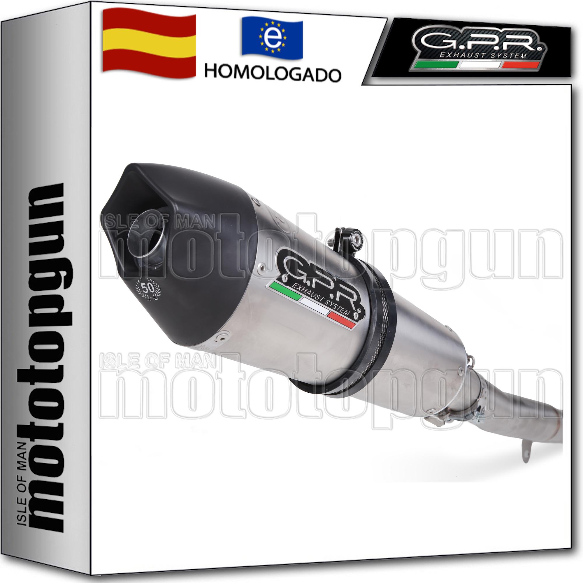 GPR DOBLE ESCAPE HOM CATALIZADO GP EVO4 TITANIUM YAMAHA FJR 1300 E4 2018 18 - Imagen 1 de 3