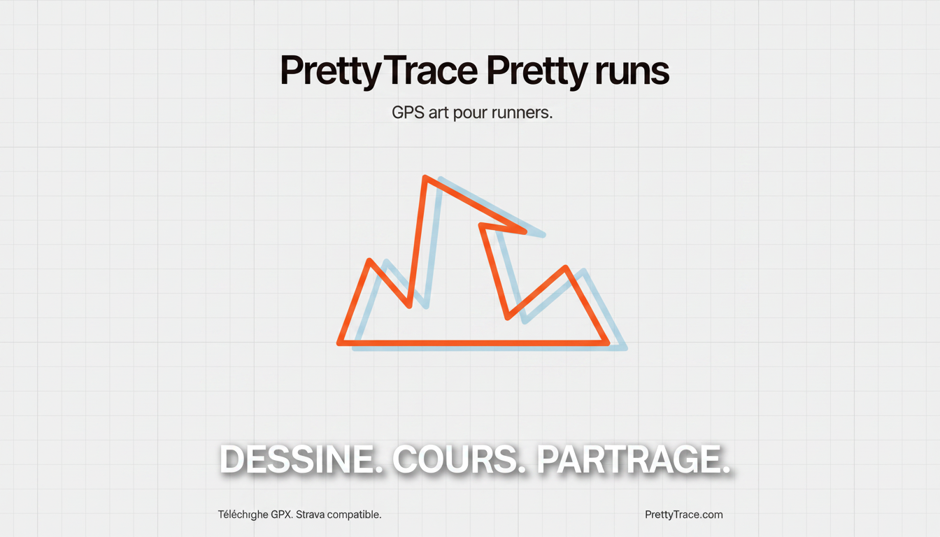Pretty Trace — GPS art pour runners créatifs