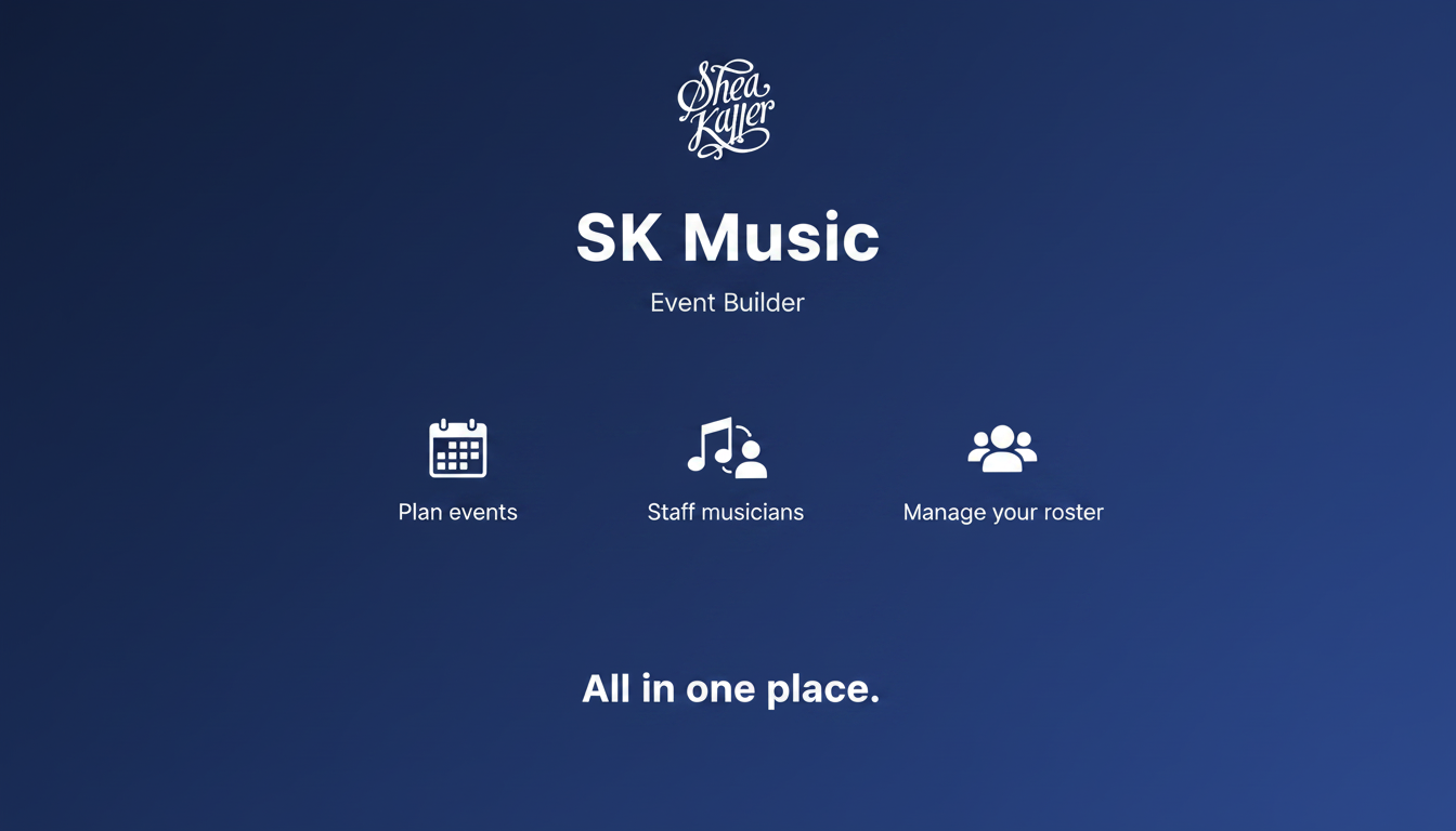 SK Music — Event Builder