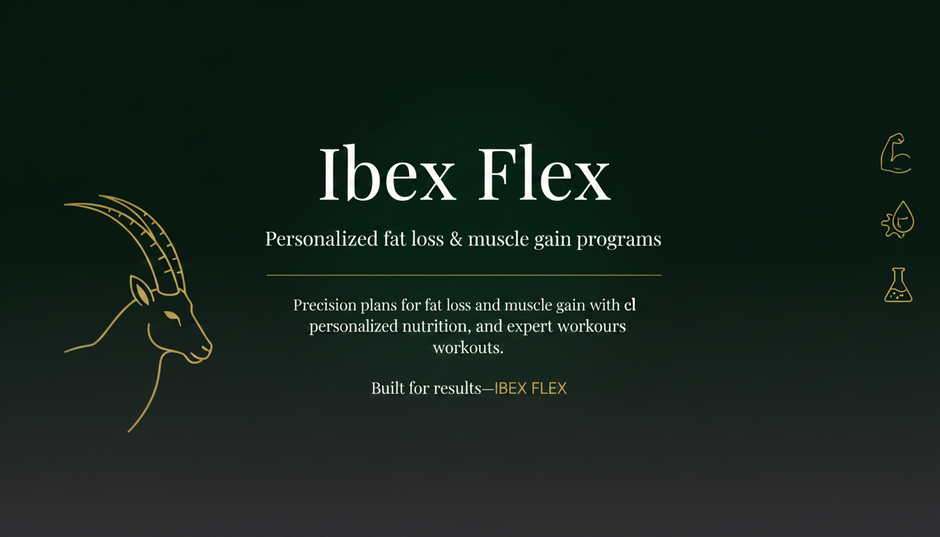 Ibex Flex — Personalized fat loss & muscle building workout programs