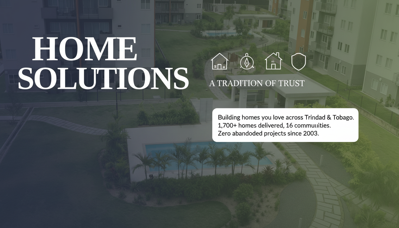About Home Solutions TT — Trinidad's Trusted Developer Since 2003