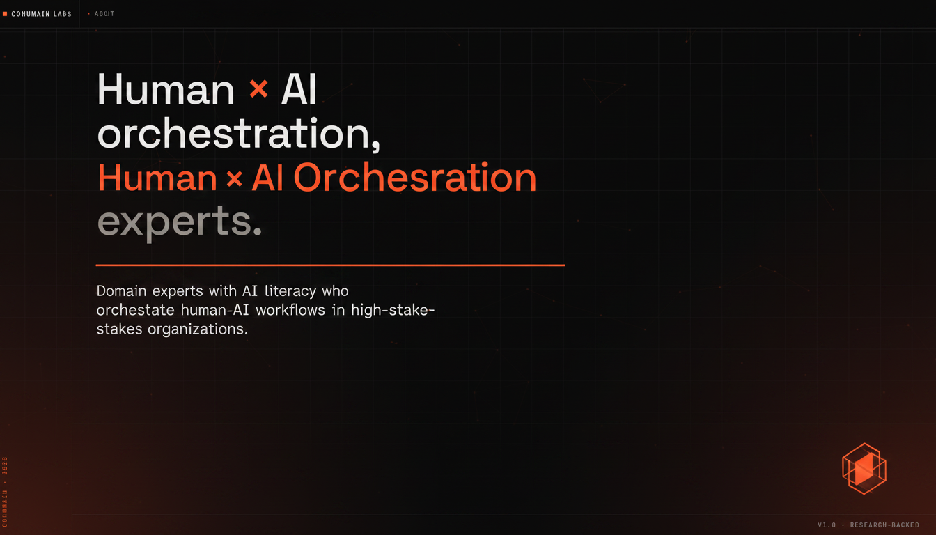AI Connectors : Human × AI Orchestration | COHUMAIN Labs