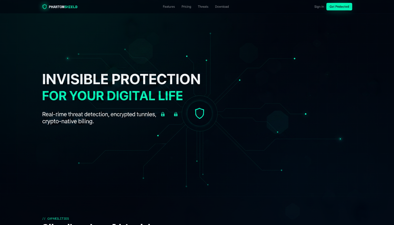 PhantomShield — Invisible protection for your digital life