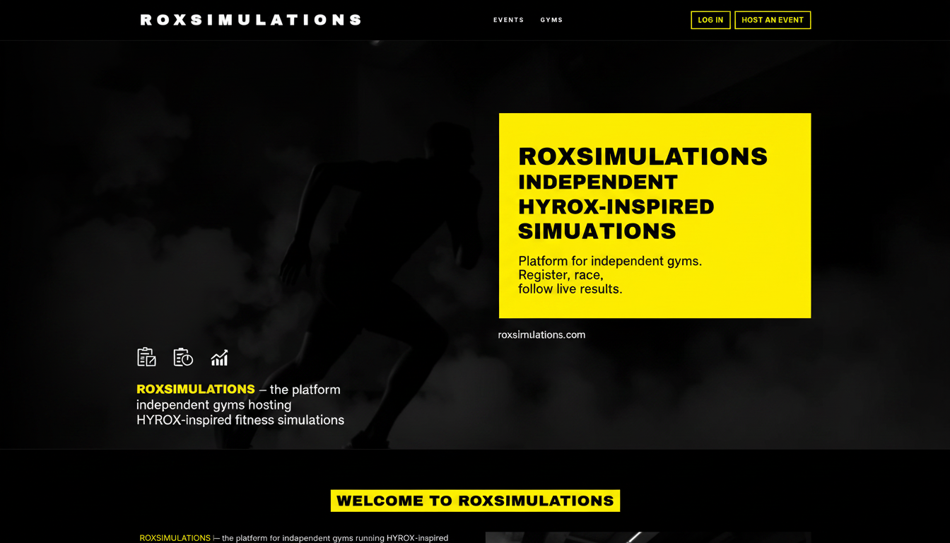ROXSIMULATIONS — Independent HYROX-inspired simulations
