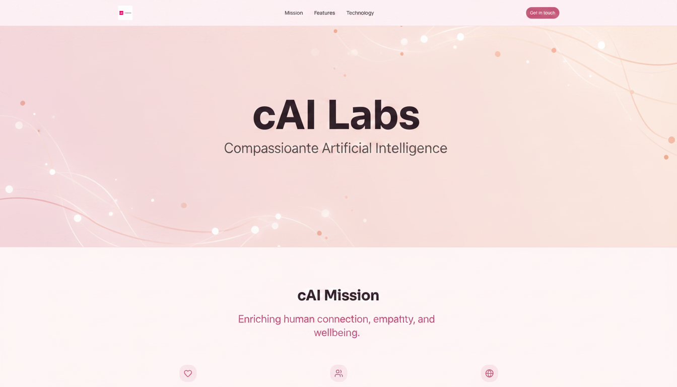 cAI Labs — Compassionate Artificial Intelligence