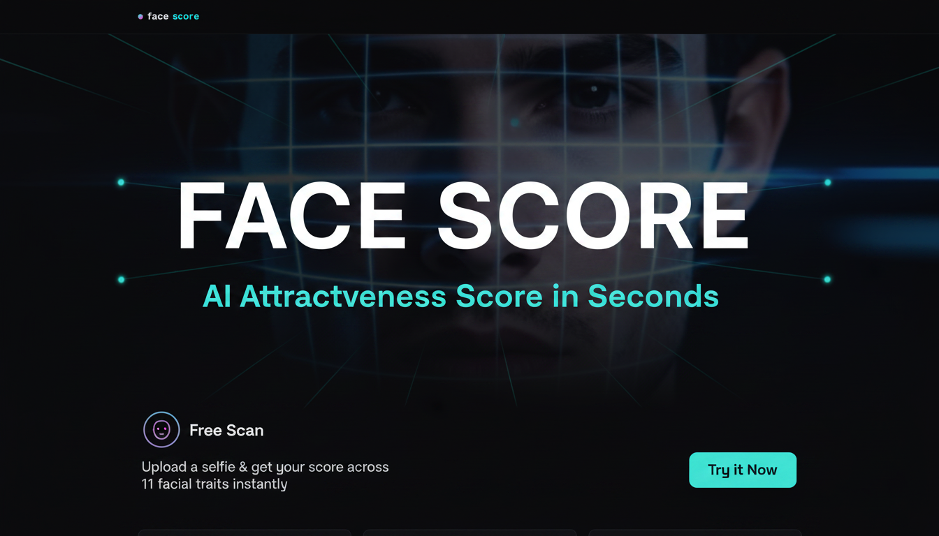 Face Score — AI Attractiveness Score in Seconds