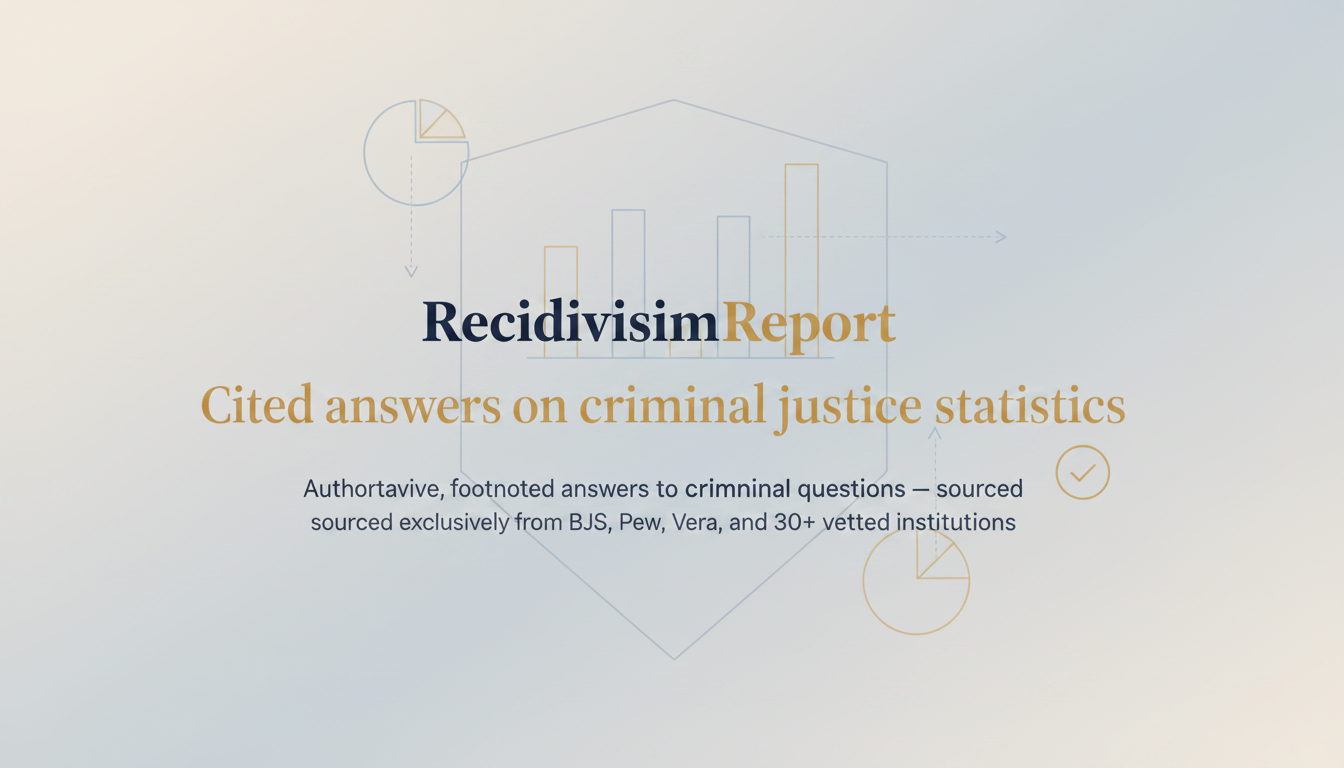 RecidivismReport — Cited answers on criminal justice statistics