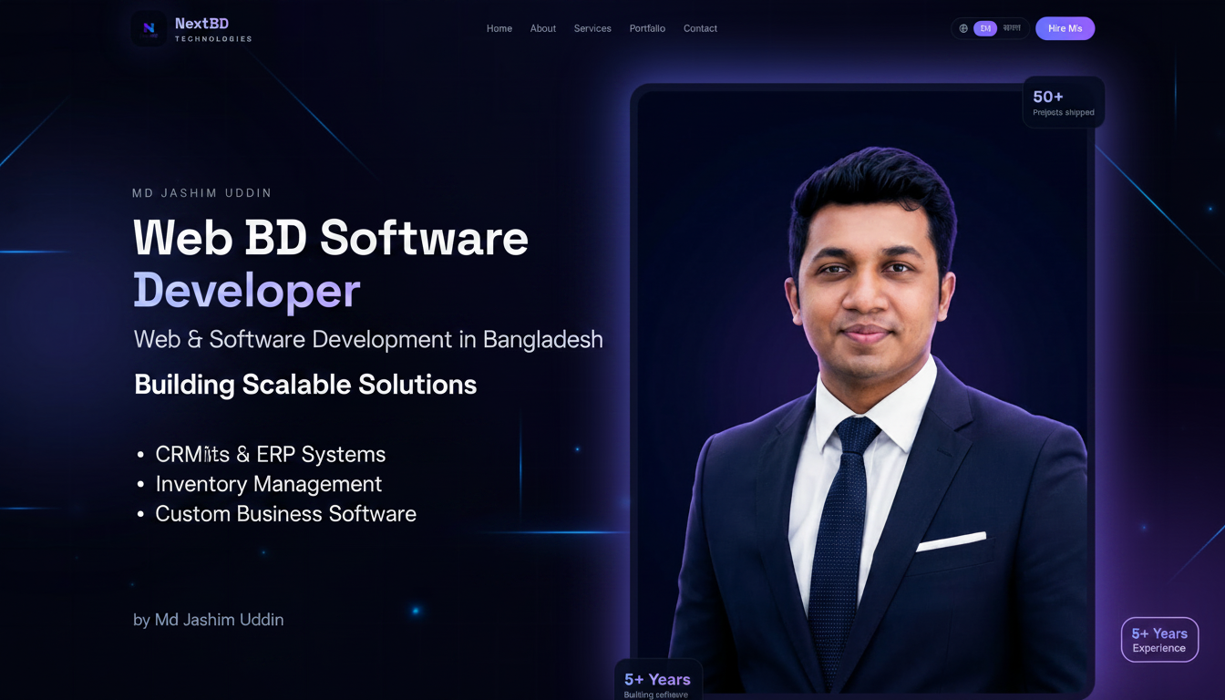 NextBD Technologies — Web & Software Development | Dhaka, Bangladesh