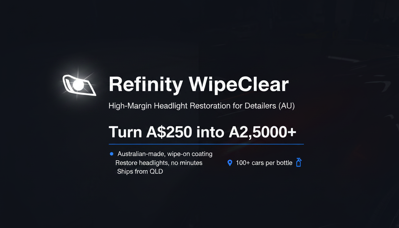 Refinity WipeClear™ Headlight Restoration UV Clear Coat | Pr