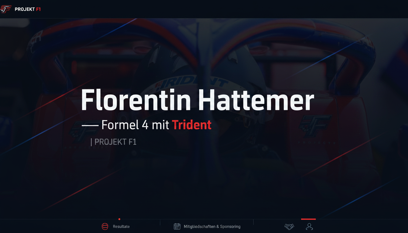 Florentin Hattemer — Formel 4 mit Trident | PROJEKT F1