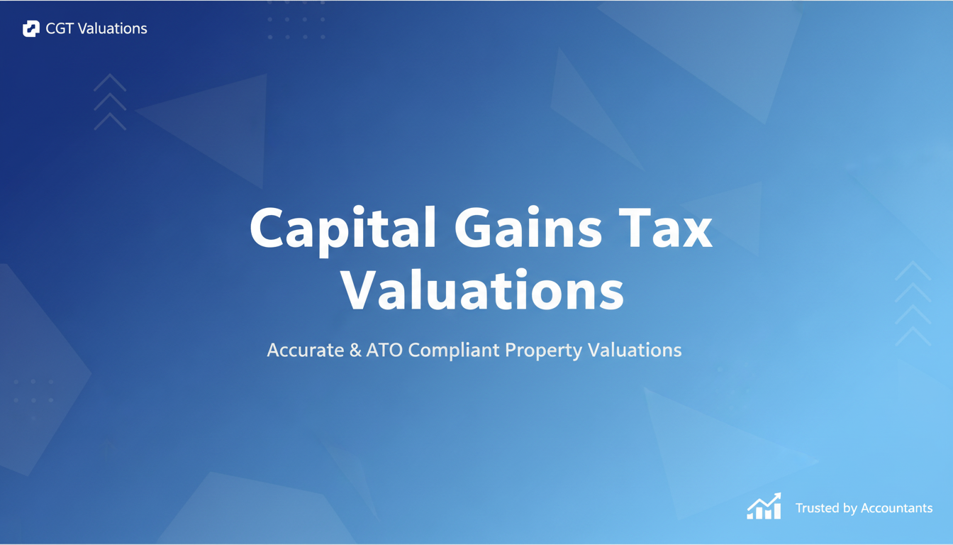 SMSF Property Valuations | SIS Reg 8.02B Compliant