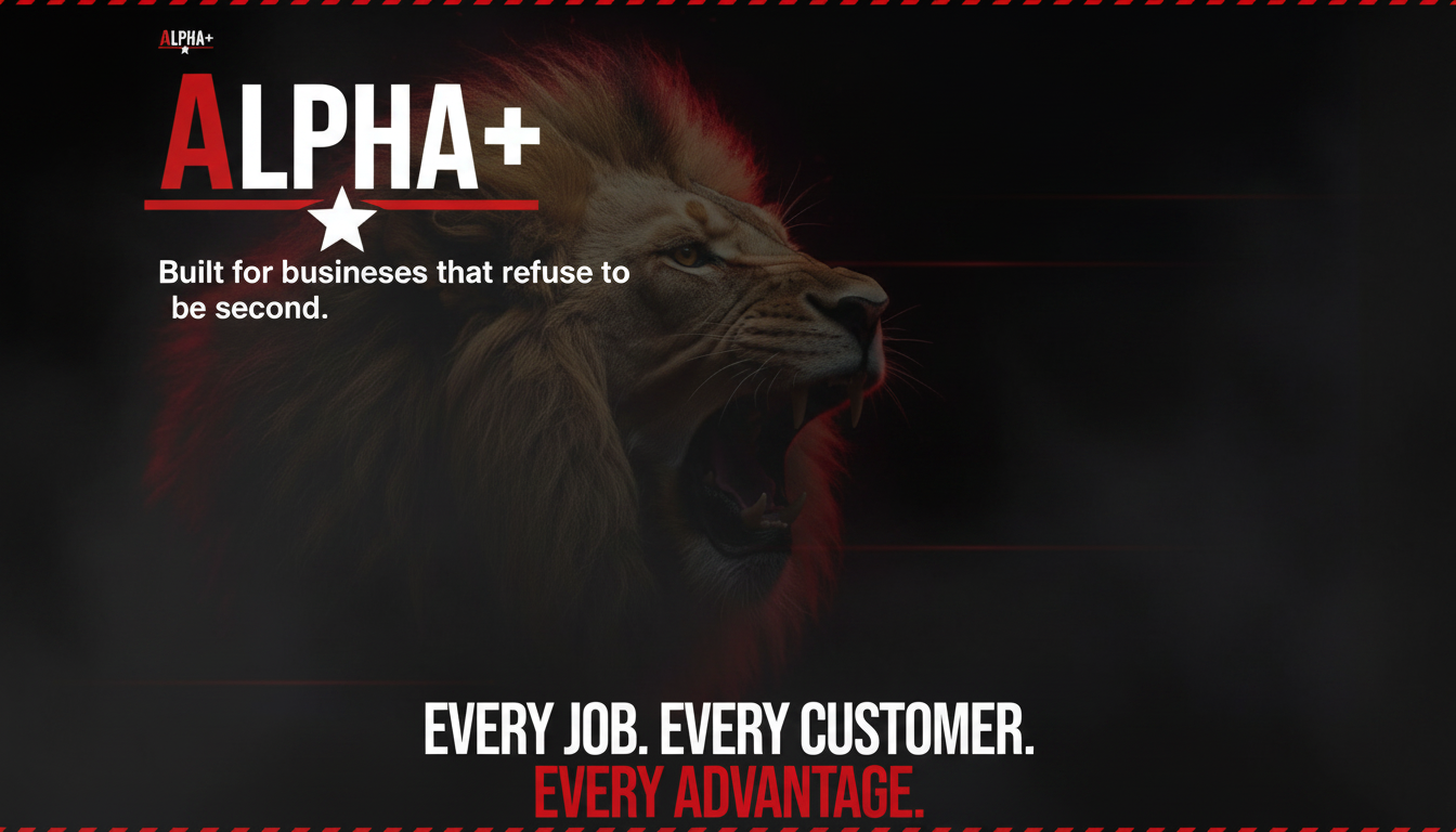 Alpha+ — Run your service business