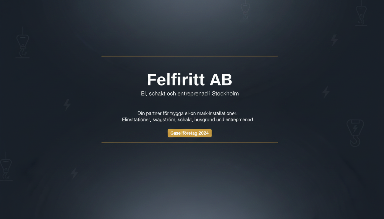 Felfritt AB logotyp