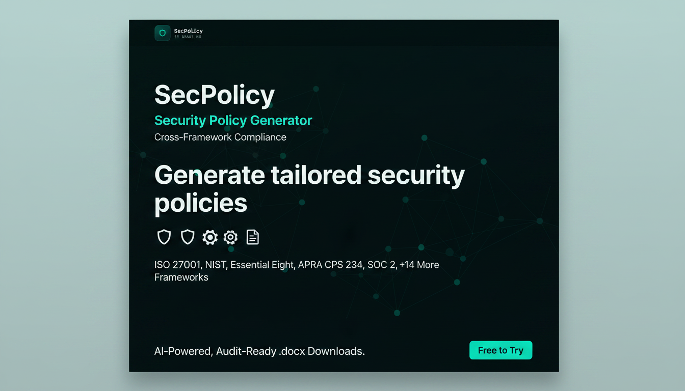 SecPolicy — AI Security Policy Generator