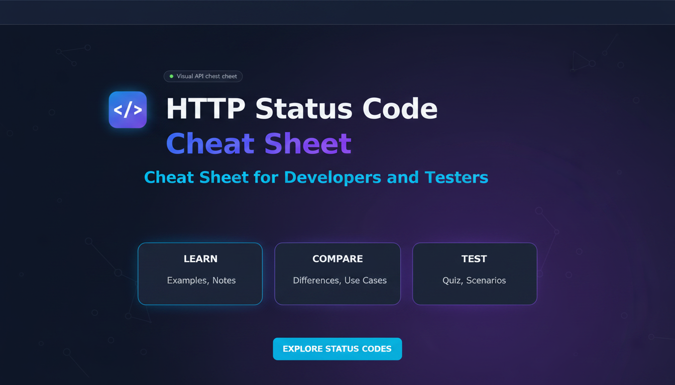 HTTP Status Code Cheat Sheet for Developers and Testers