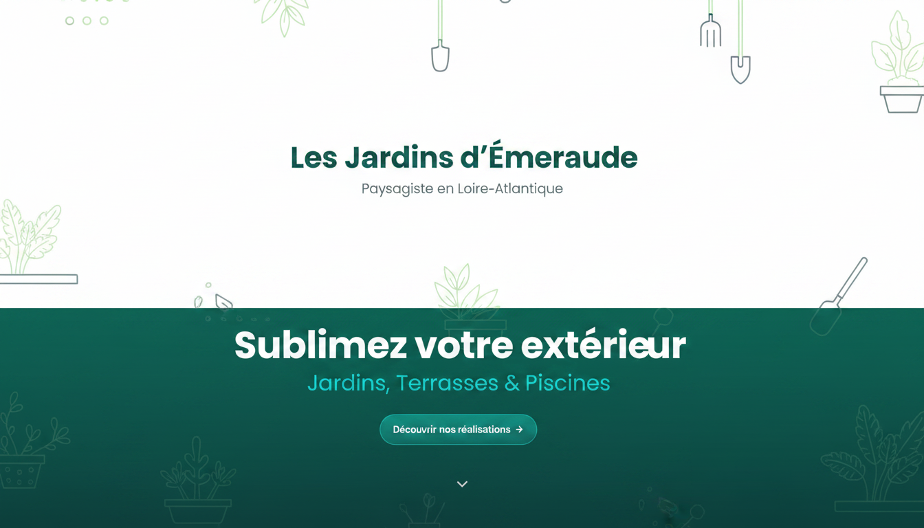 Aperçu du site Les Jardins d'Émeraude