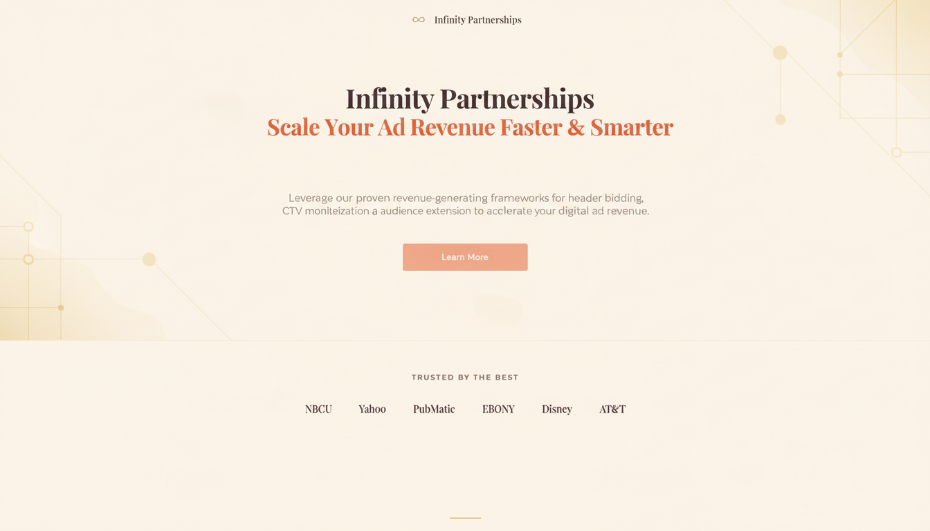 Infinity Partnerships | Scale Your Ad Revenue Faster & Smarter