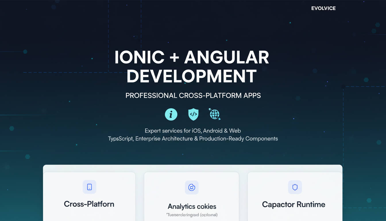 Ionic Components & UI Library | Pre-built Mobile Components | Evolvice
