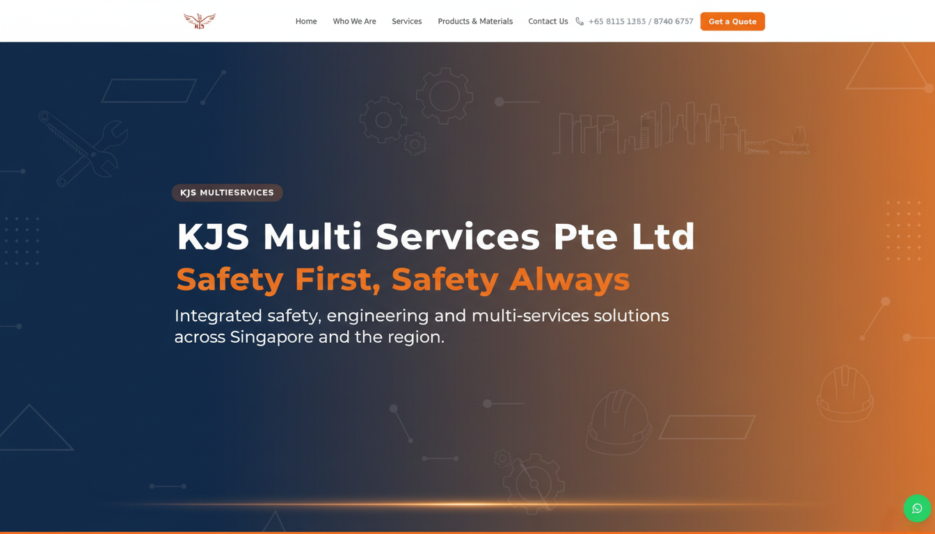 KJS Multi Services Pte Ltd — Safety First, Safety Always
