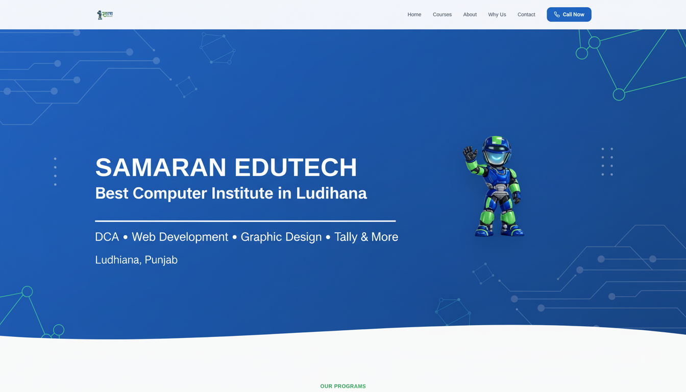 SAMARAN EDUTECH – Best Computer Institute in Ludhiana
