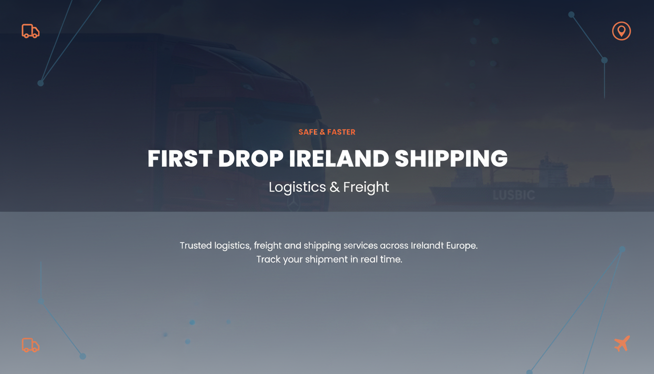 First Drop Ireland Shipping — Safe & Faster Logistics