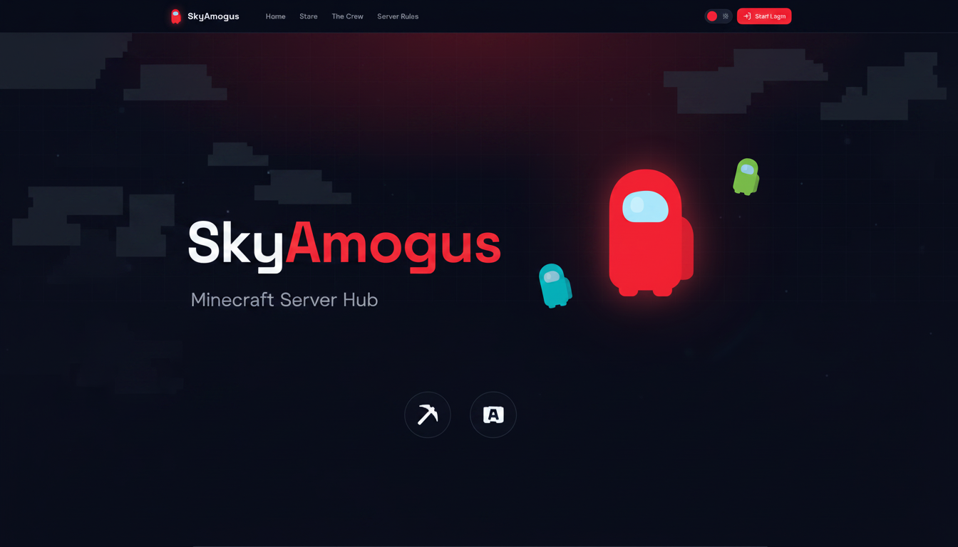 SkyAmogus — Minecraft Community Server