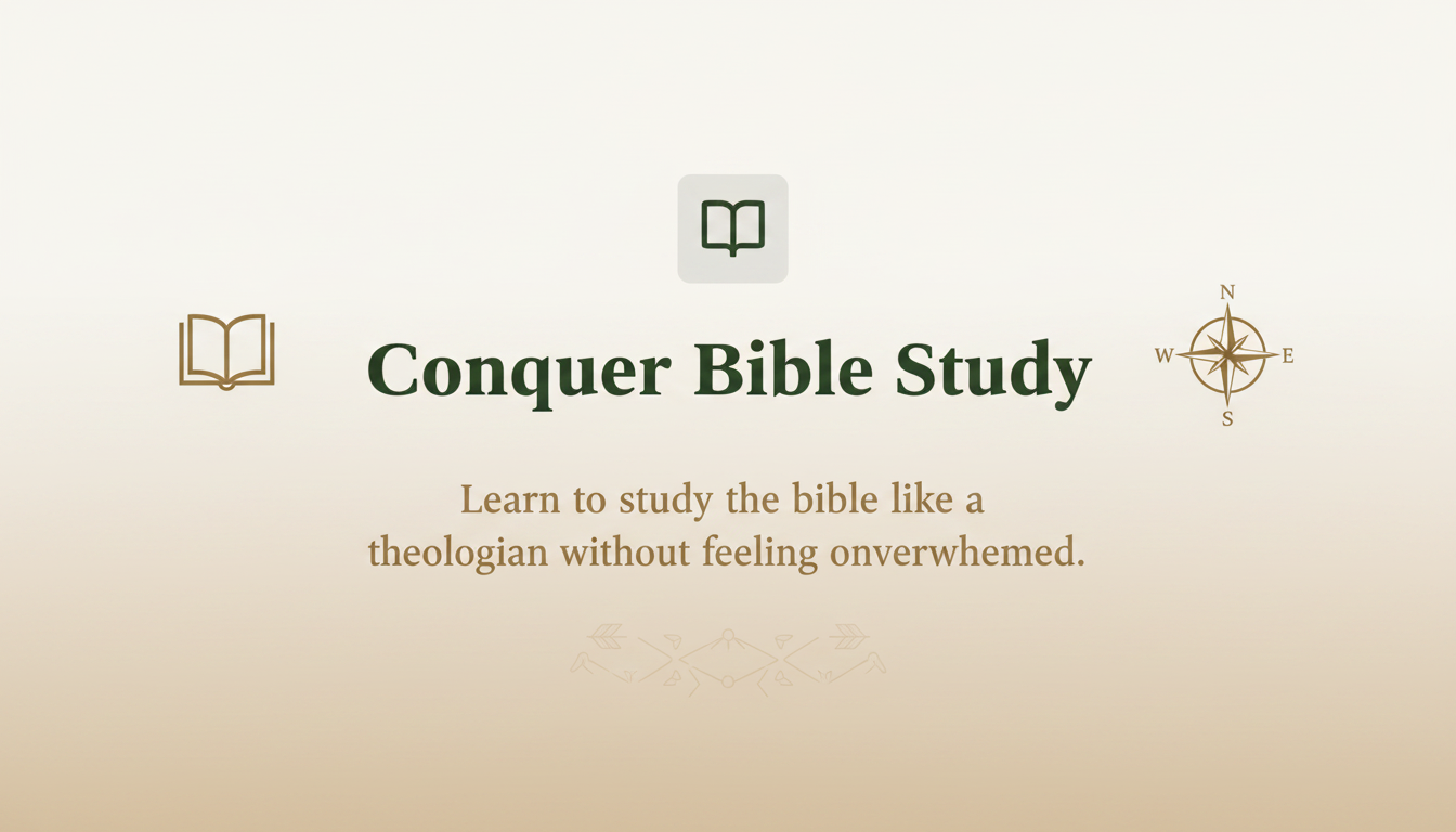 Sign In — Conquer Bible Study