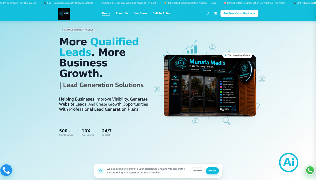 Munafa Media — Lead Generation Agency