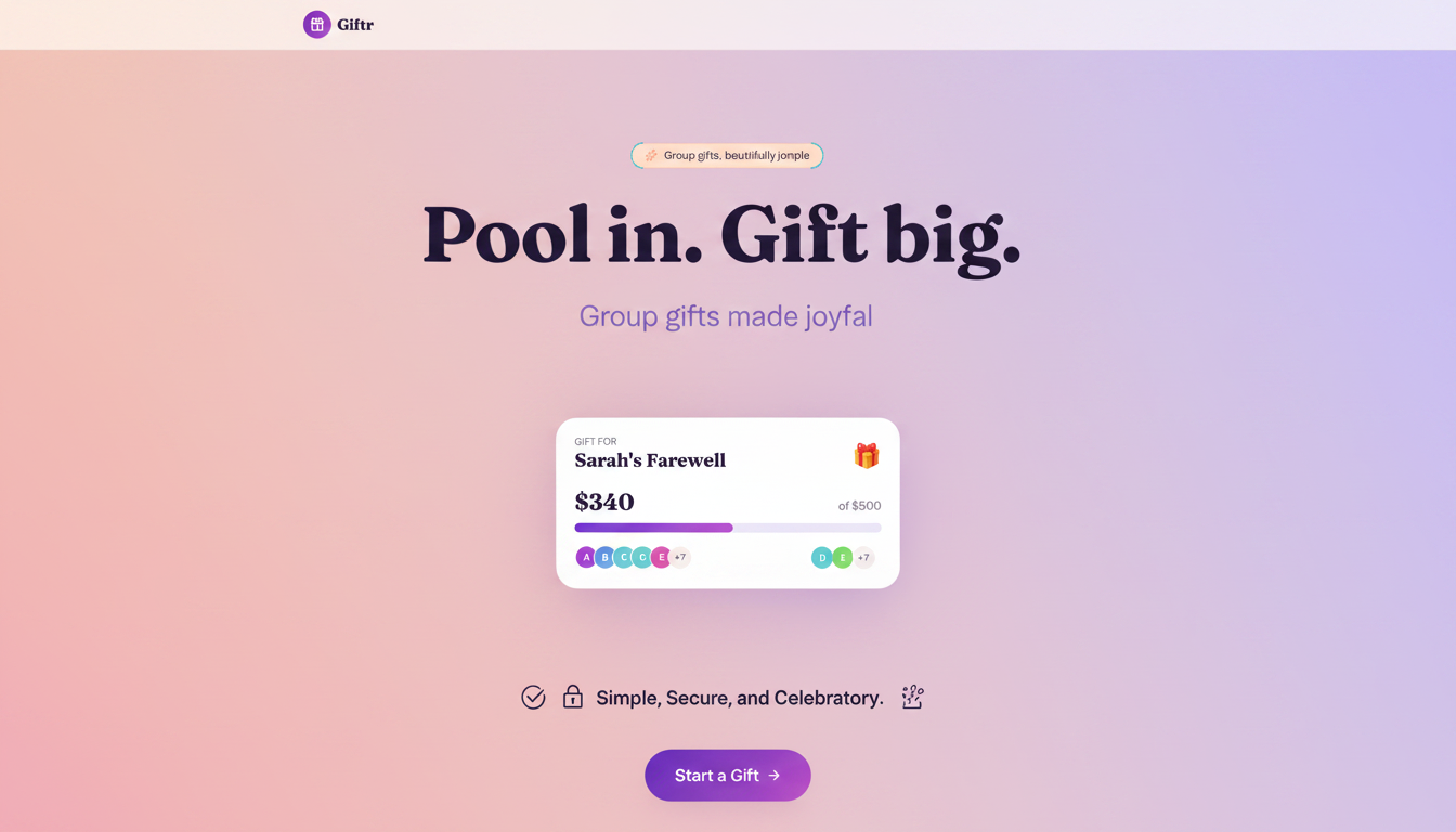 Start a Gift — Giftr