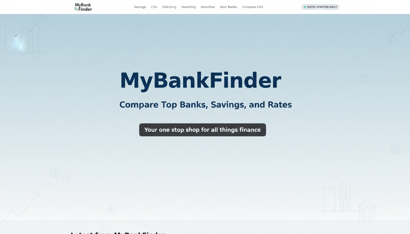 MyBankFinder — Compare the Largest Banks in the Nation