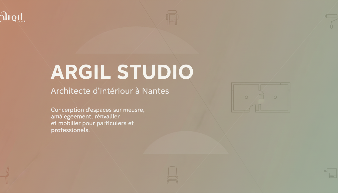 Argil Studio — Architecte d'intérieur à Nantes | Aménagement & Design