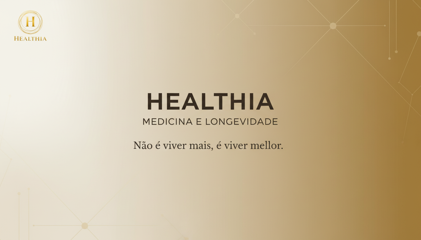 Healthia — Longevidade não é sorte. É ciência.