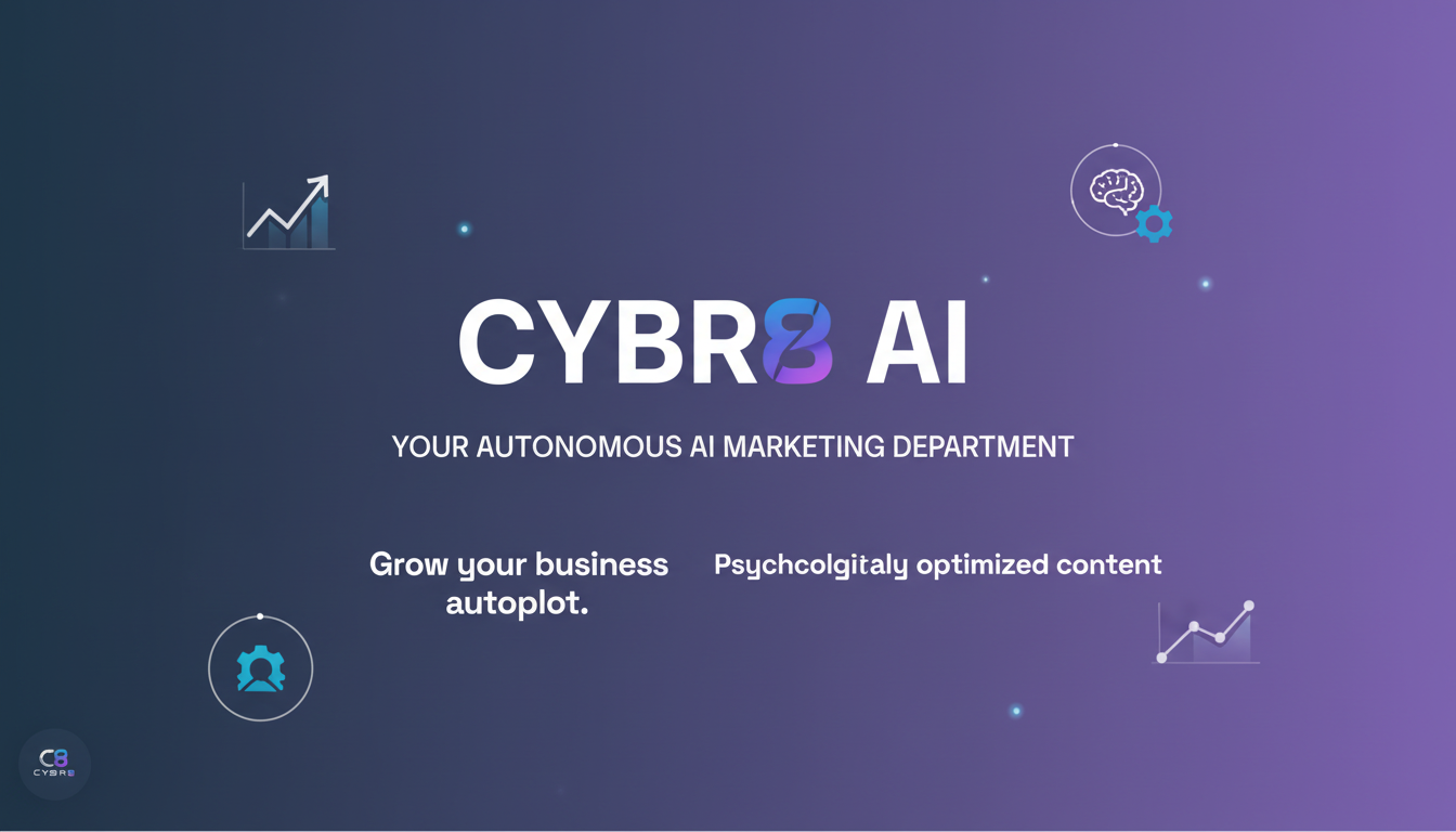 CYBR8 AI — Your Autonomous AI Marketing Department