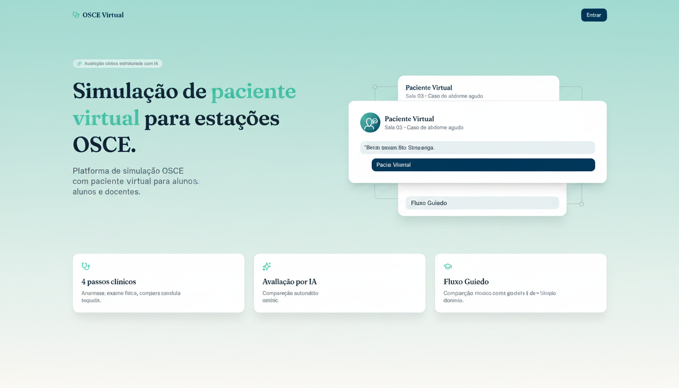 OSCE Virtual — Simulação de Paciente