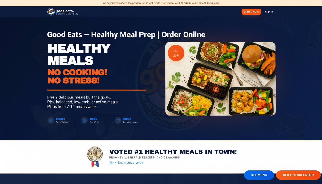 Good Eats Healthy Meals Harlingen