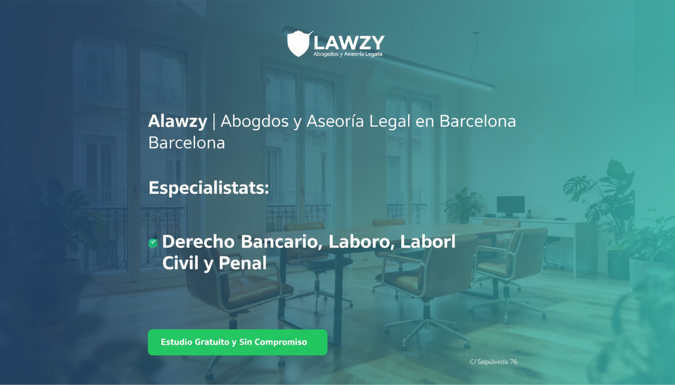 Abogados Barcelona | Lawzy, abogados en Barcelona