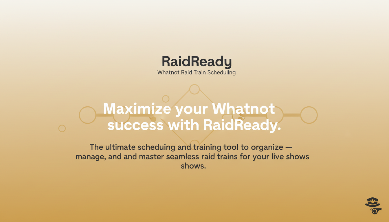 Sign in — RaidReady