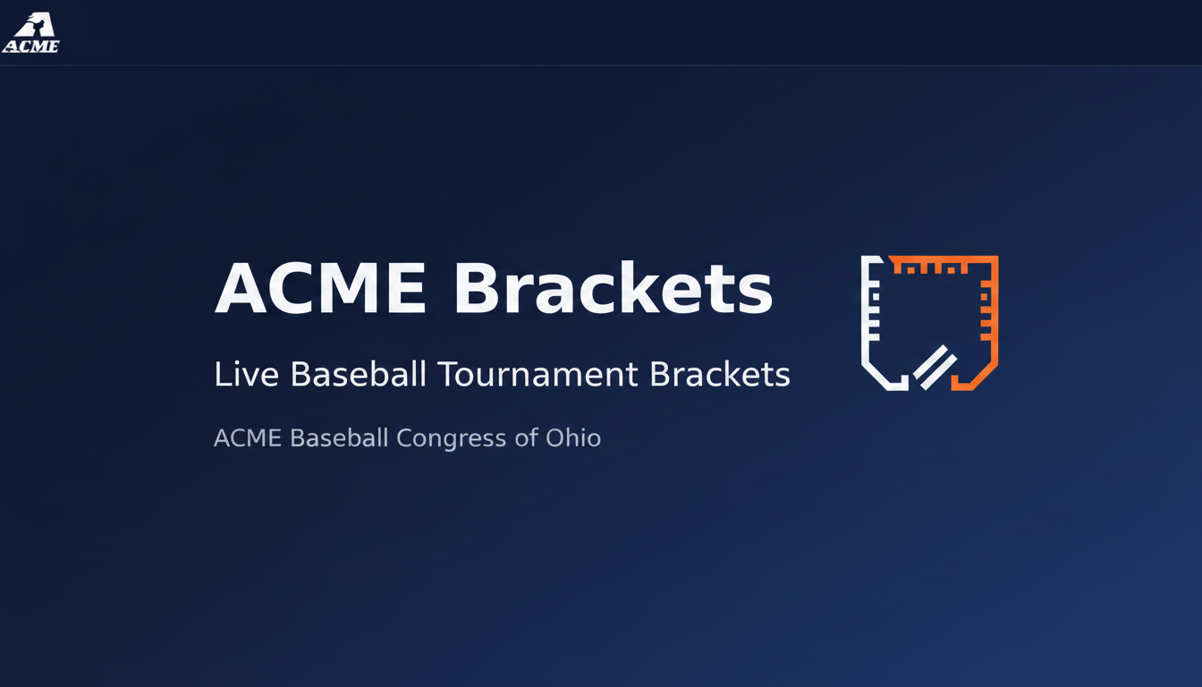 Jr. ACME Tournaments — ACME Bracket Hub