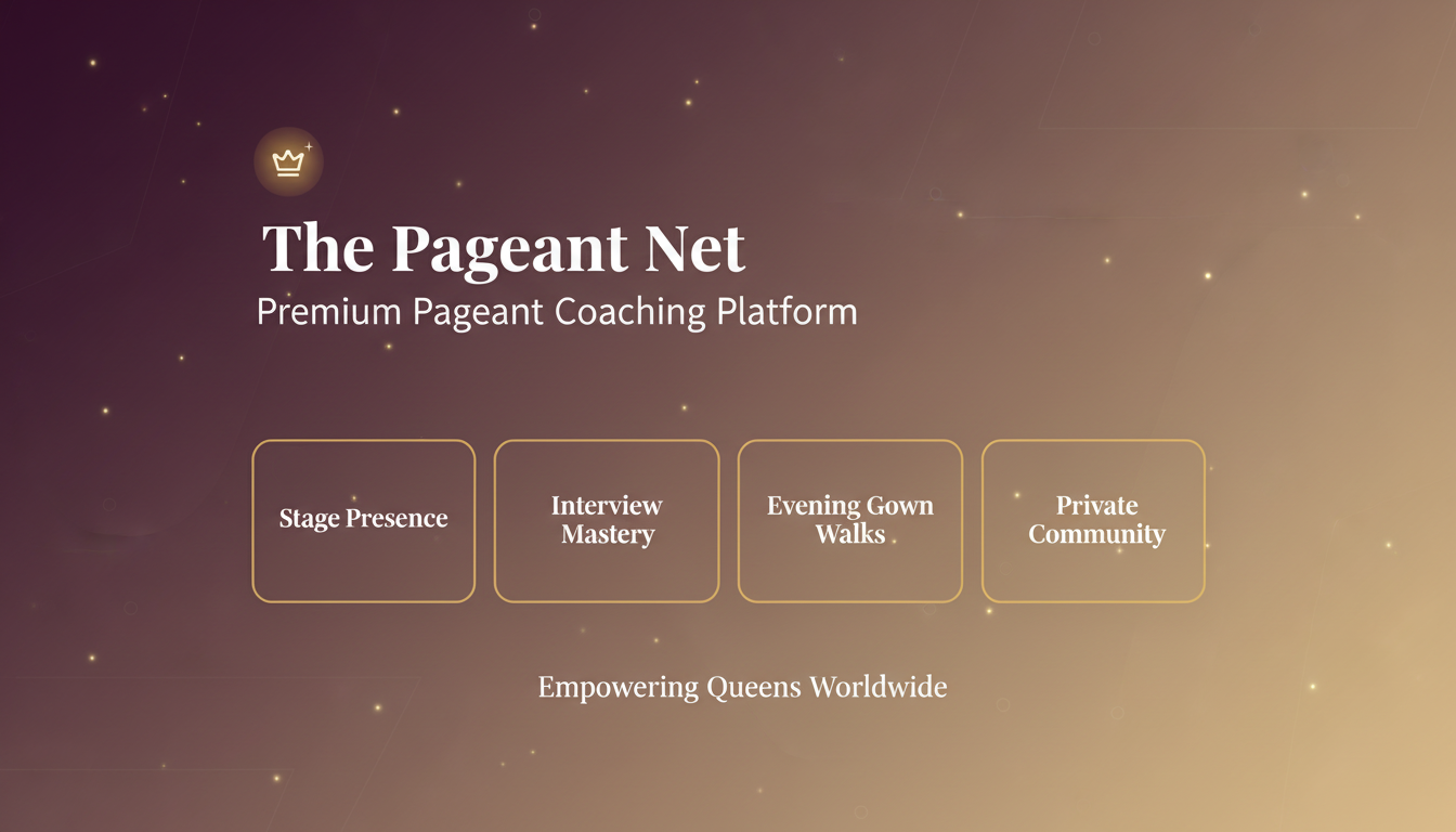 The Pageant Net | Pageant Training, Coaching & Community