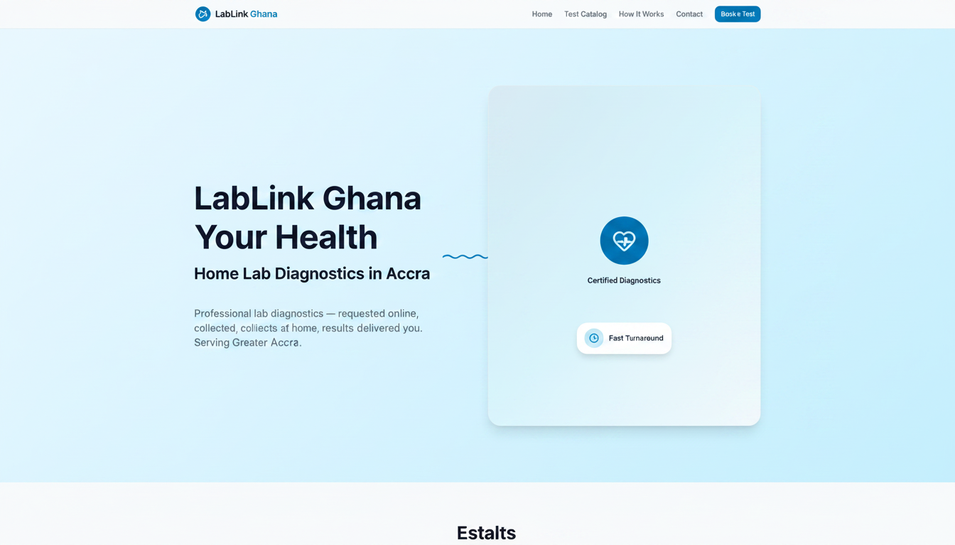 Book a Test | LabLink