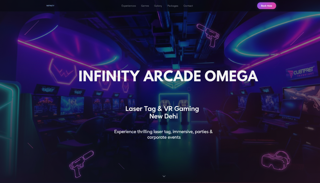 Infinity Arcade · Laser Tag & VR Gaming in New Delhi