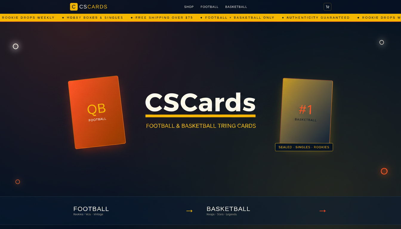 CSCards — Football & Basketball Trading Cards
