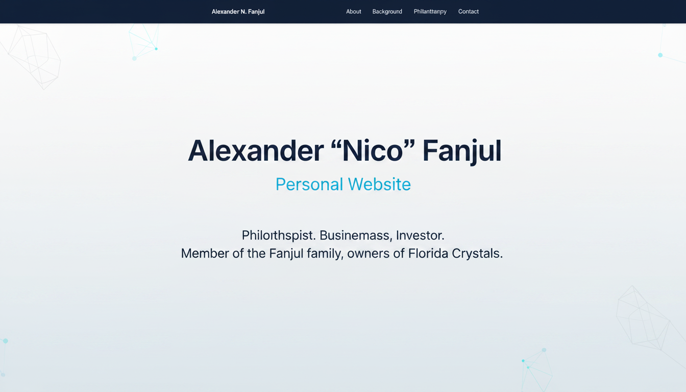 Alexander Nicholas Fanjul — Businessman and Philanthropist