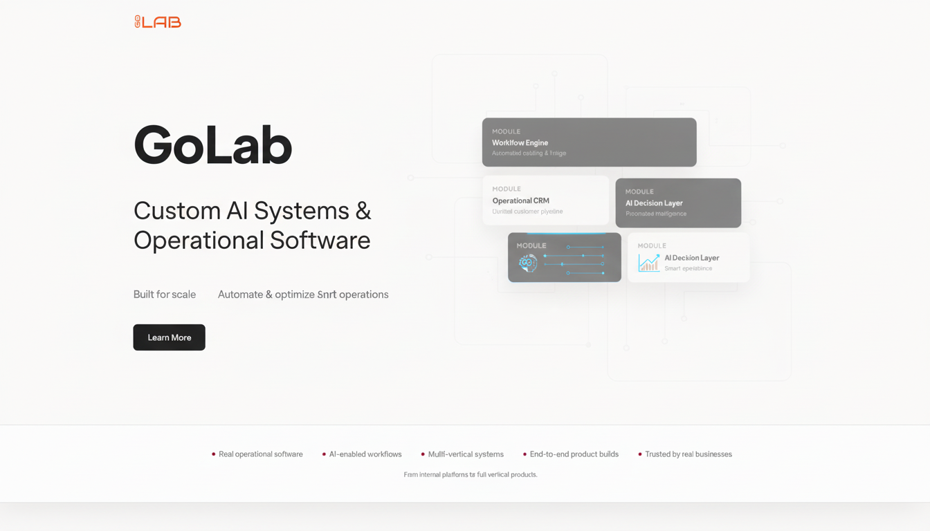 GoLab — Custom AI Systems & Operational Software