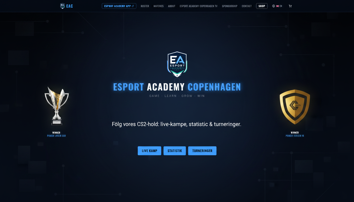 Esport Academy Copenhagen – Dansk CS2 Hold | Kampe, Roster & Stats